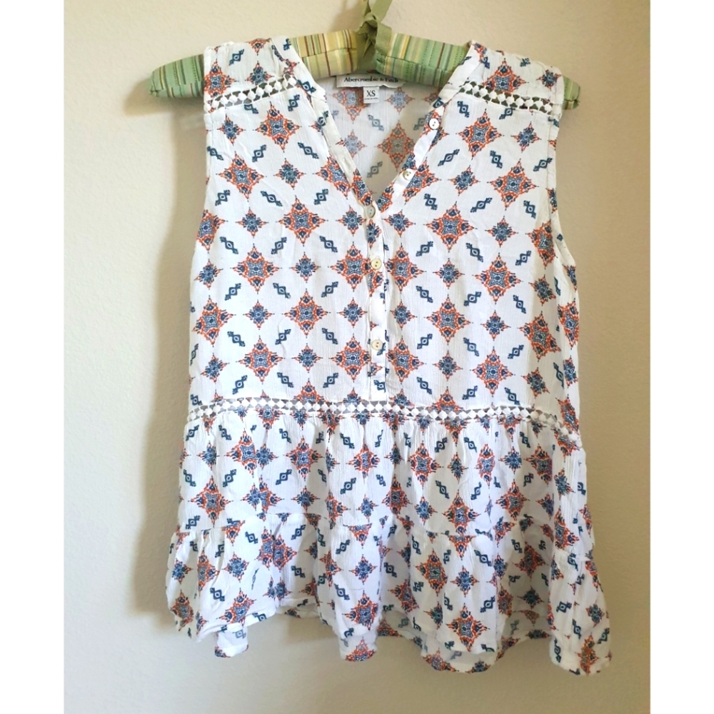 Abercrombie & Fitch Peplum Tank Top Size XS